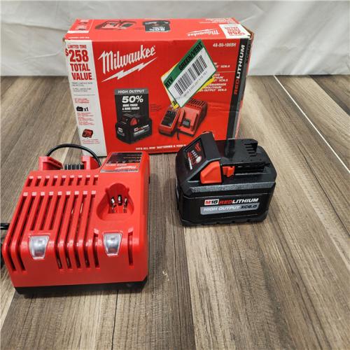 AS-IS Milwaukee M18 18-Volt Lithium-Ion High Output Starter Kit with 6.0 Ah Battery and Charger