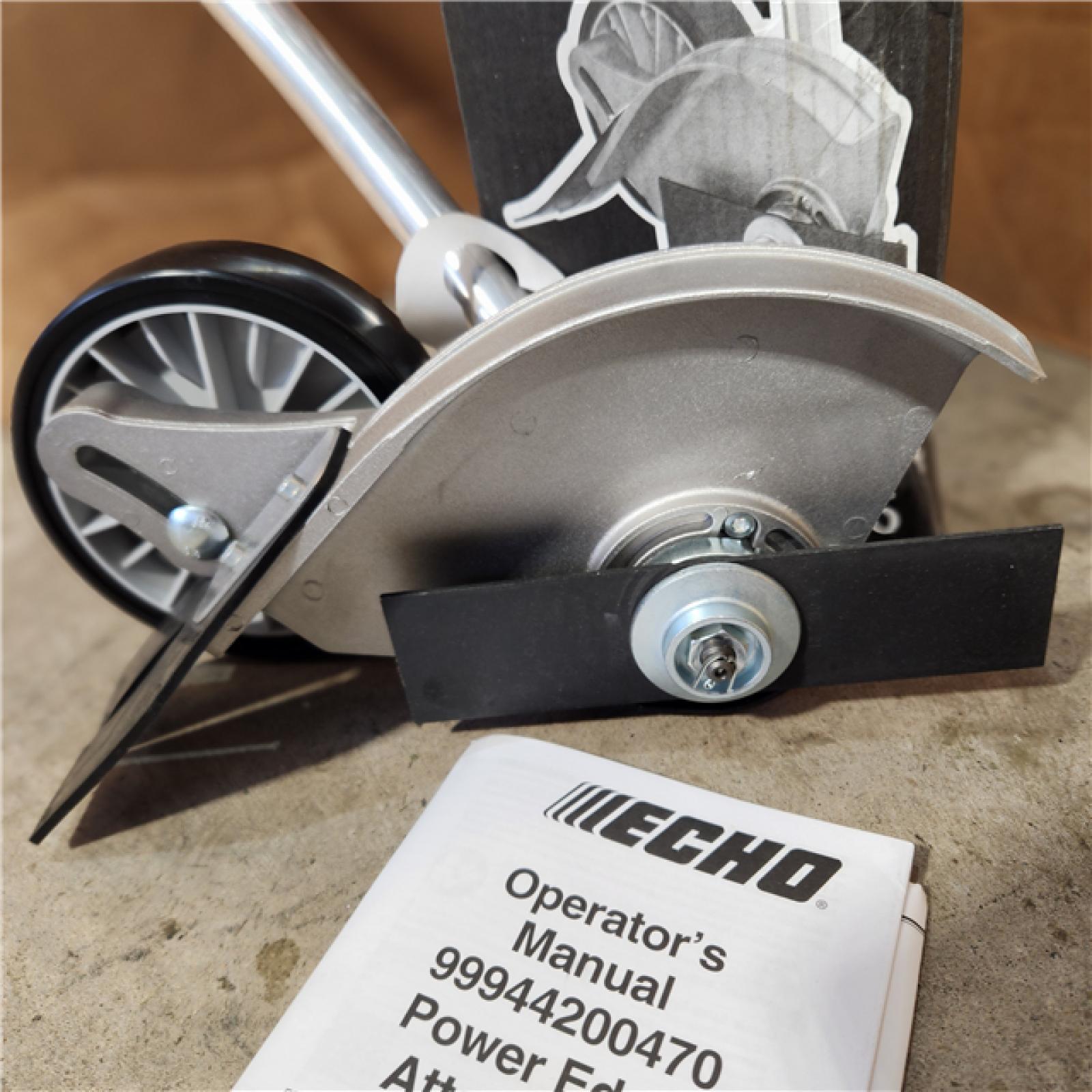 Houston location- AS-IS ECHO Curved Shaft Edger Attachment for Pro Attachment Series Gas or Battery PAS Power Head (Appears in new condition)