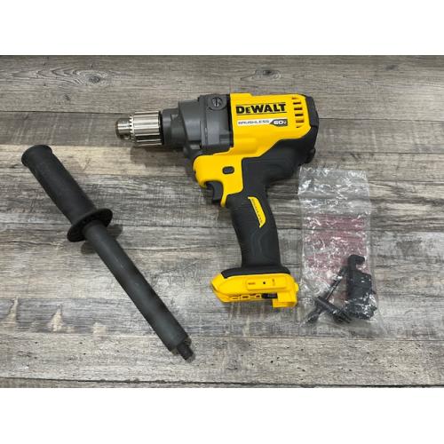 AS-IS DEWALT FLEXVOLT 60-Volt MAX Cordless Brushless 1/2 in. Mixer/Drill with E-Clutch (Tool-Only)