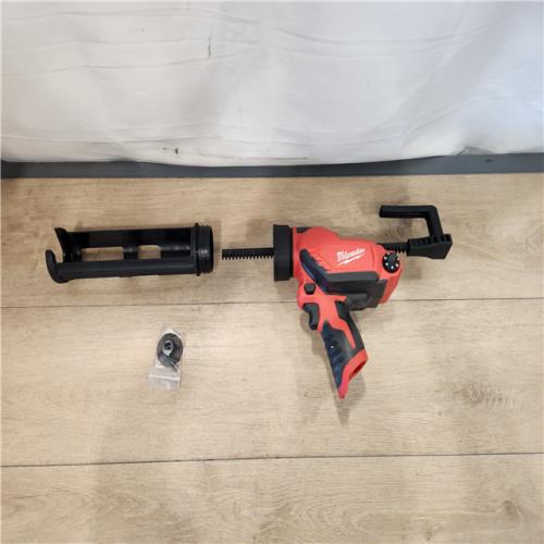 AS-IS- Milwaukee 12V Lithium-Ion Cordless 10 oz. Adhesive and Caulk Gun (Tool-Only)