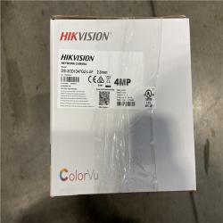 NEW! - Hikvision ColorVu DS-2CD1347G2-LUF 4MP Outdoor Network Dome Camera (2 UNITS)