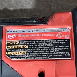 Houston Location AS-IS Milwaukee FUEL18V Lithium-Ion Brushless Cordless 15MM DA Polisher (Tool-Only)