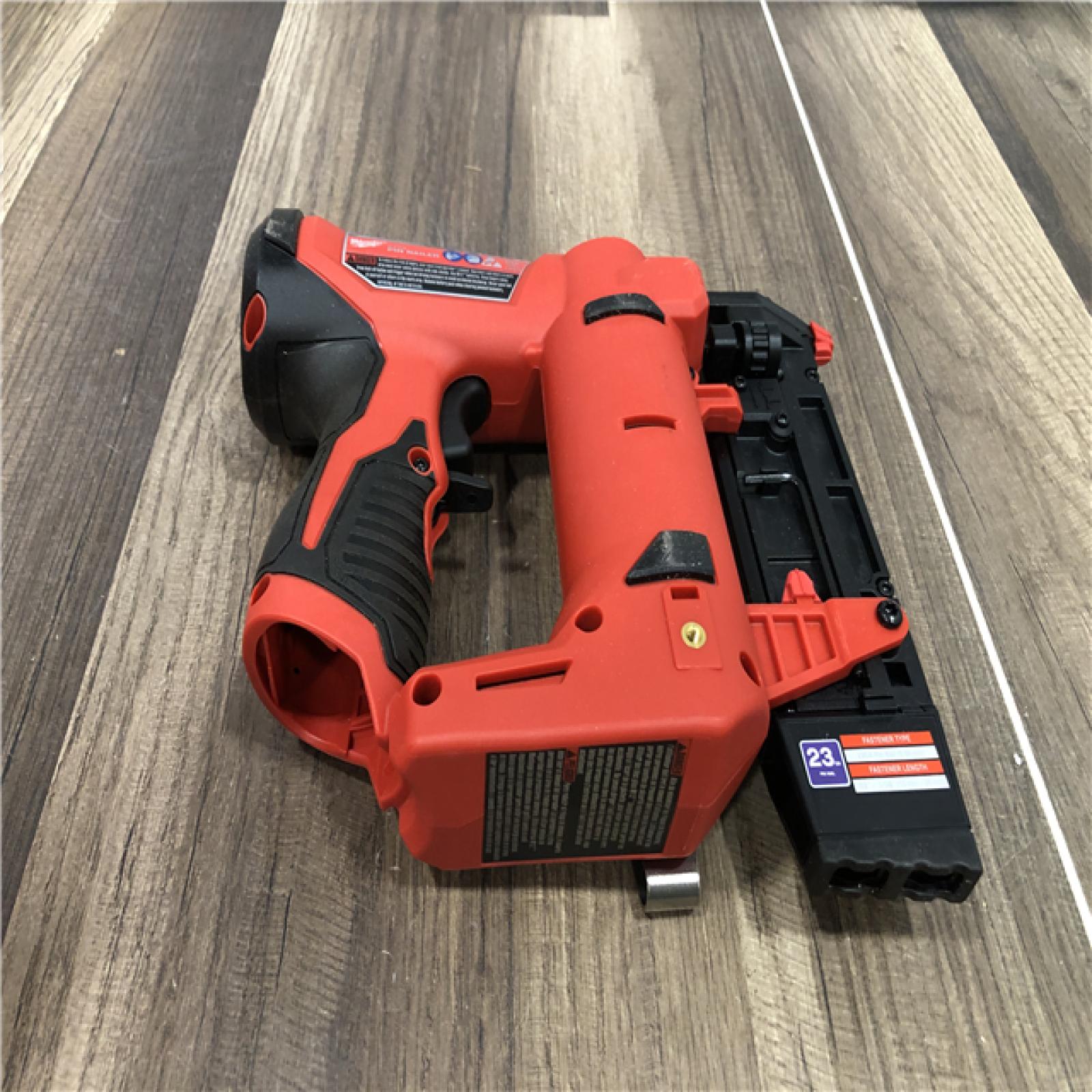 AS-IS Milwaukee FUEL 18-Volt Lithium-Ion Brushless Cordless 18-Gauge 1/4 in. Narrow Crown Stapler (Tool-Only)