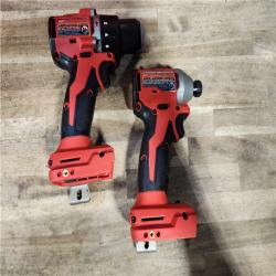 HOUSTON LOCATION - AS-IS Milwaukee 18-Volt Lithium-Ion Brushless Cordless Compact Hammer Drill/Impact Combo Kit