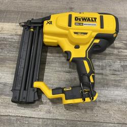 AS-IS DEWALT 20V MAX XR Lithium-Ion Electric Cordless 18-Gauge Brad Nailer (Tool Only)