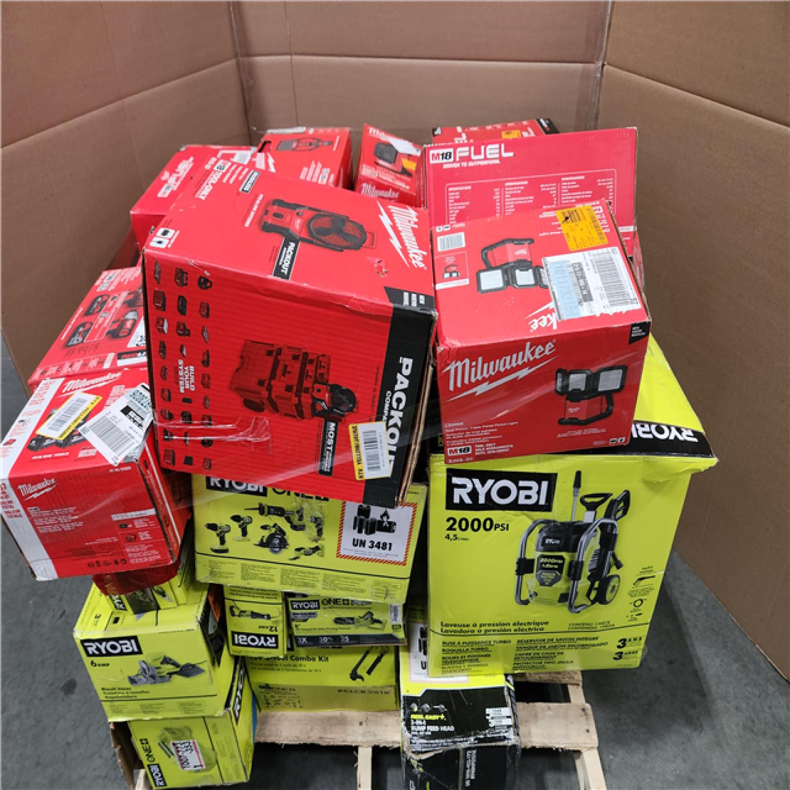 CALIFORNIA  AS-IS TOOL PALLET