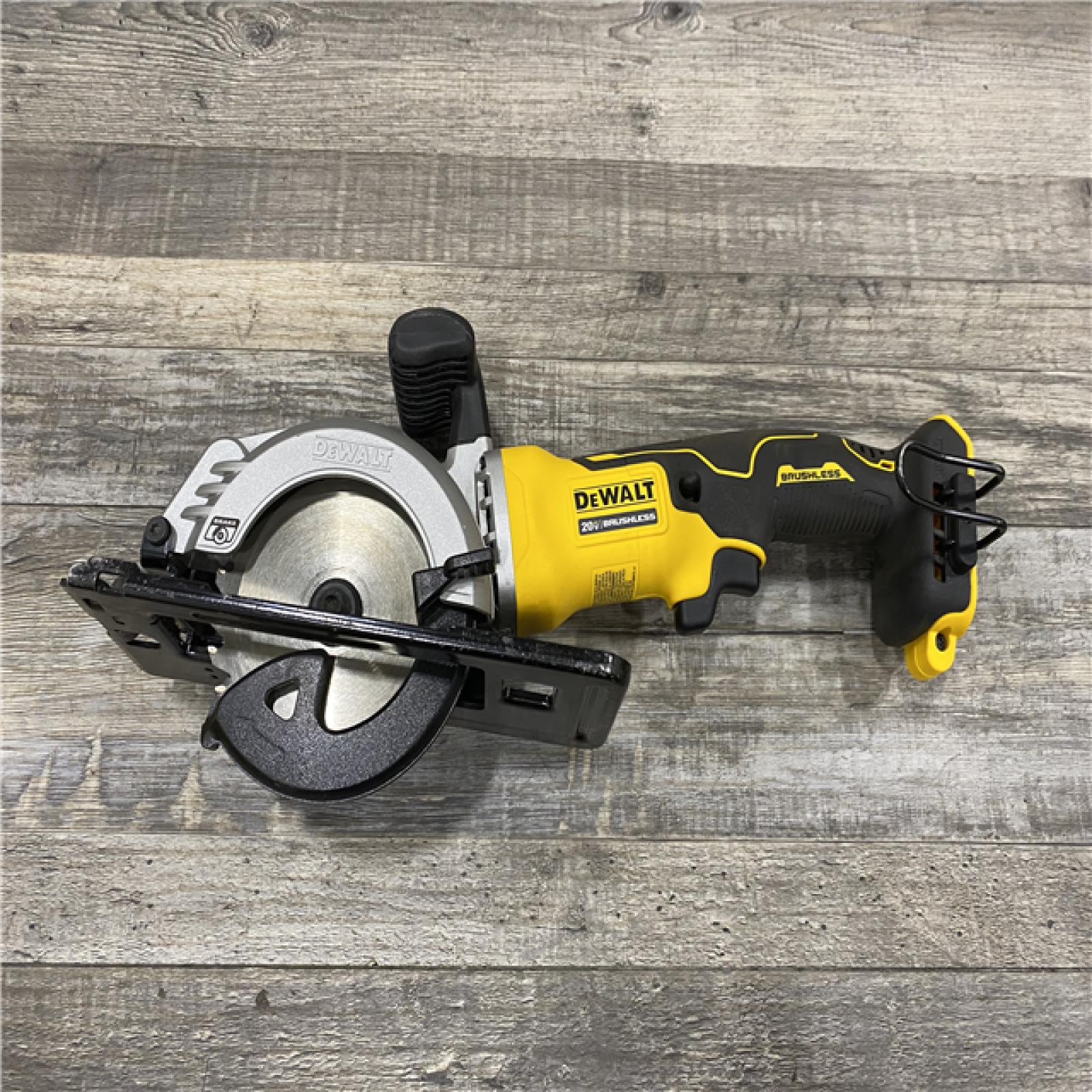AS-IS DEWALT ATOMIC 20V MAX Cordless Brushless 4-1/2 in. Circular Saw (Tool Only)