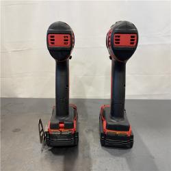 AS-IS- Milwaukee 18V Cordless Brushed 2-Tool Drill/Driver and Impact Driver Kit