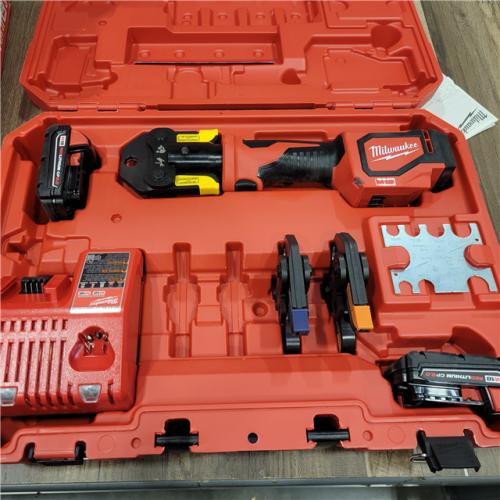 AS-IS  Milwaukee 2674-22P - M18 Short Throw Press Tool Kit - Viega PureFlow & T.