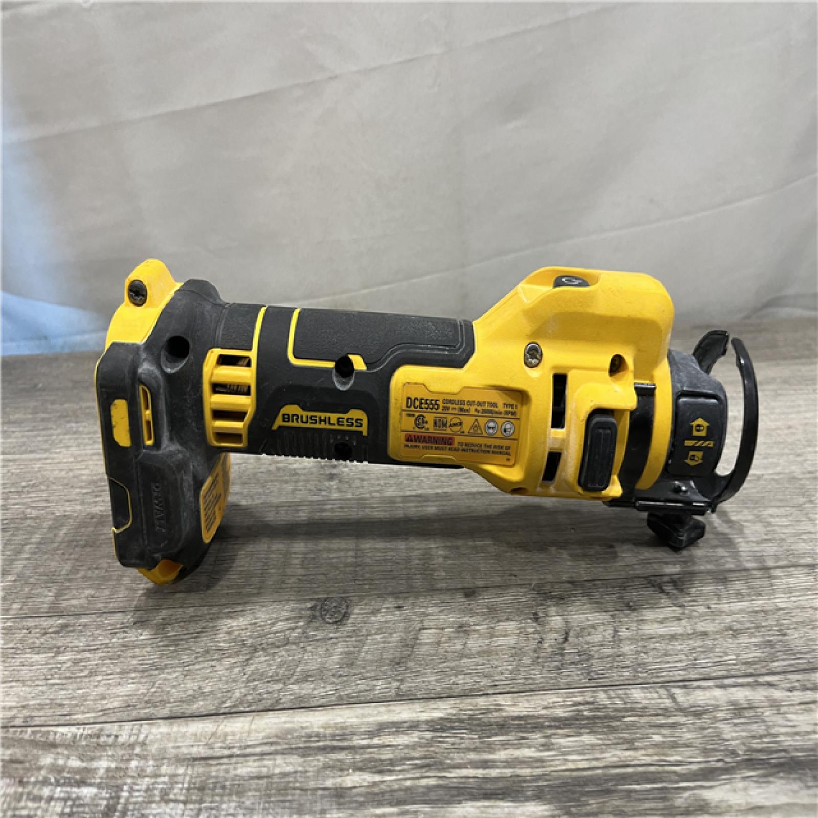 AS-IS DEWALT XR 20V Lithium-Ion Cordless Rotary Drywall Cut-Out Tool (Tool Only)