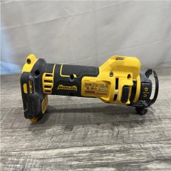 AS-IS DEWALT XR 20V Lithium-Ion Cordless Rotary Drywall Cut-Out Tool (Tool Only)