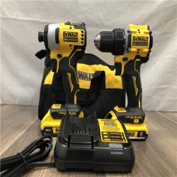 AS-IS DEWALT ATOMIC 20-Volt MAX Lithium-Ion Cordless Combo Kit