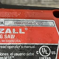AS-IS Milwaukee FUEL 18V Lithium-Ion Brushless Cordless HACKZALL Reciprocating Saw (Tool-Only)