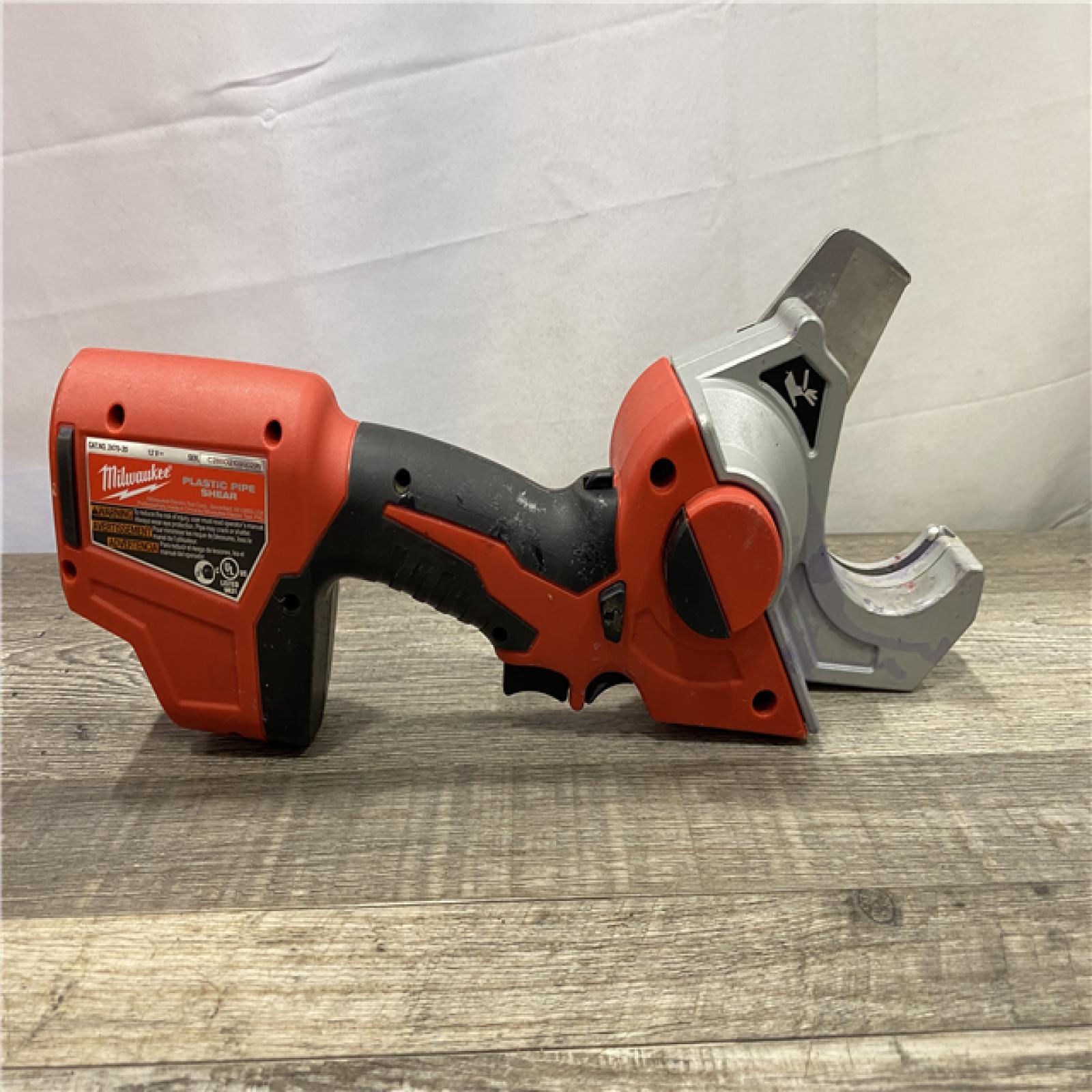 AS-IS Milwaukee 12-Volt Lithium-Ion Cordless PVC Pipe Shear (Tool-Only)