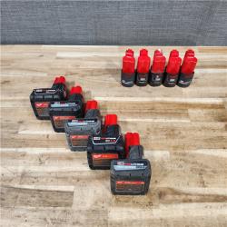 HOUSTON LOCATION - AS-IS MILWAUKEE BATTERY PACK QTY - 10