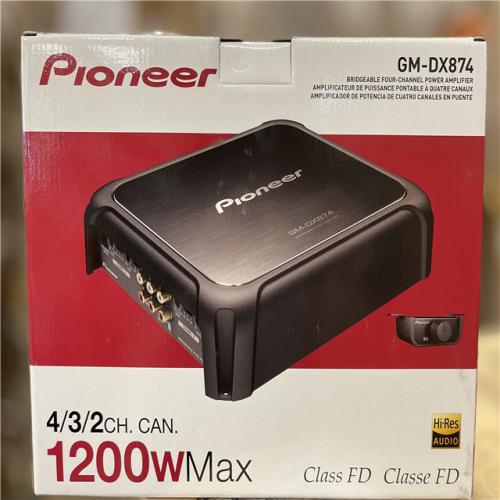 NEW! - Pioneer - 4-Channel Class D Amplifier - Black
