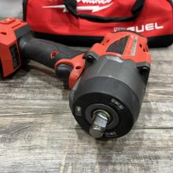 AS-IS Milwaukee FUEL 18V Lithium-Ion Brushless Cordless 1/2 in. Impact Wrench w/Friction Ring Kit