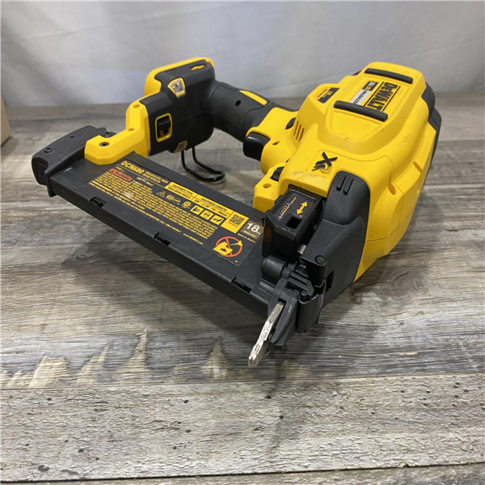 AS-IS DEWALT 20V MAX XR Lithium-Ion Electric Cordless 18-Gauge Brad Nailer (Tool Only)