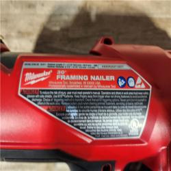 HOUSTON LOCATION - AS - IS Milwaukee FUEL 3-1/2 in. 18-Volt 30-Degree Lithium-Ion Brushless Cordless Framing Nailer (Tool-Only)
