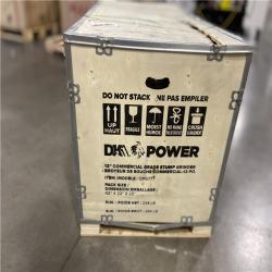 DALLAS LOCATION -  DK2 12 in. 14 HP Gas Powered Certified Commercial Stump Grinder with 9 High Speed HPDC Machined Carbide Cutters