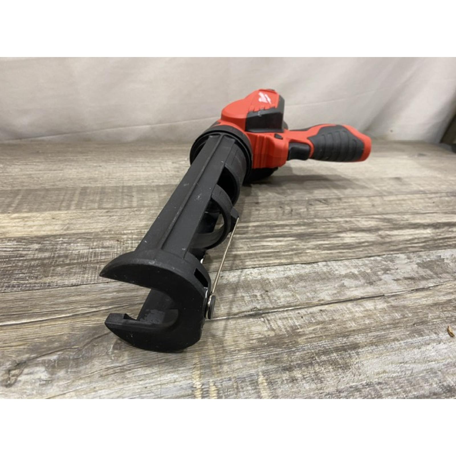 AS-IS Milwaukee 12V Lithium-Ion Cordless 10 oz. Adhesive and Caulk Gun (Tool-Only)