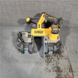 HOUSTON LOCATION - AS-IS DEWALT 20-Volt MAX 3-3/8 in. Cordless Brushless Bandsaw (Tool-Only)
