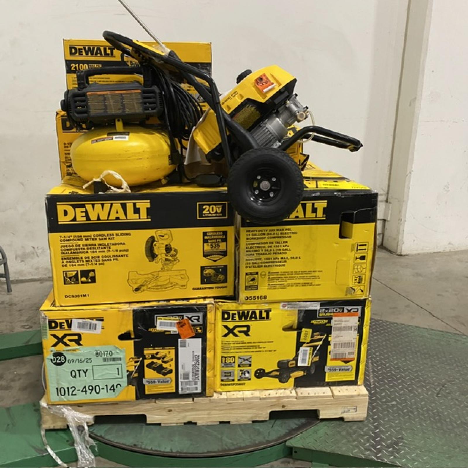 Dallas Location - As-Is DEWALT Tool Pallet