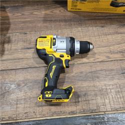 AS-IS DEWALT 20V XR Lithium-Ion Cordless Hammer Drill Kit with 8.0 Ah Battery, Charger and Kit Bag