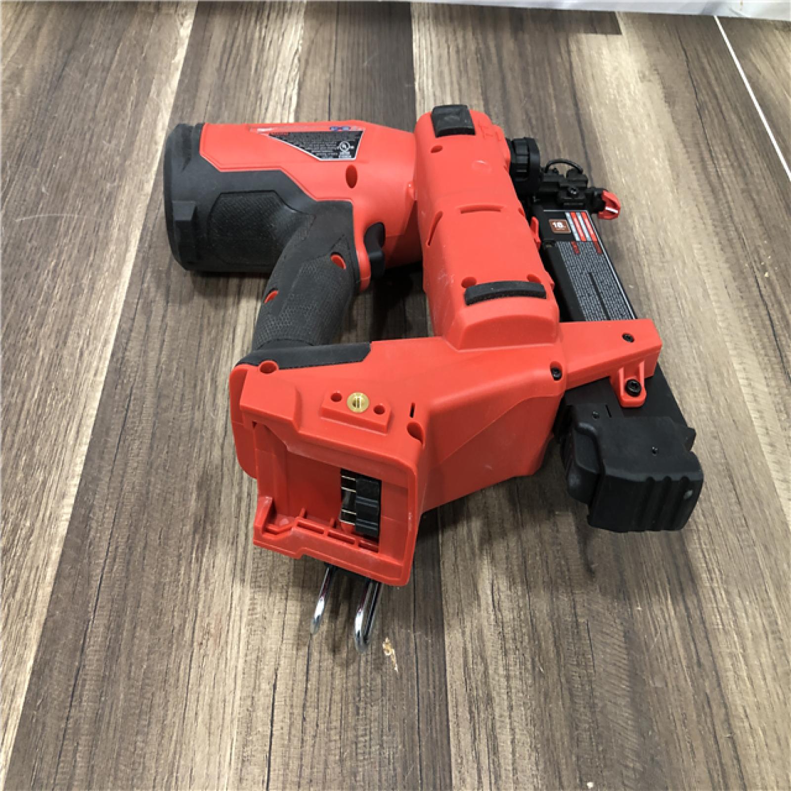 AS-IS Milwaukee FUEL 18-Volt Lithium-Ion Brushless Cordless Gen II 18-Gauge Brad Nailer (Tool-Only)