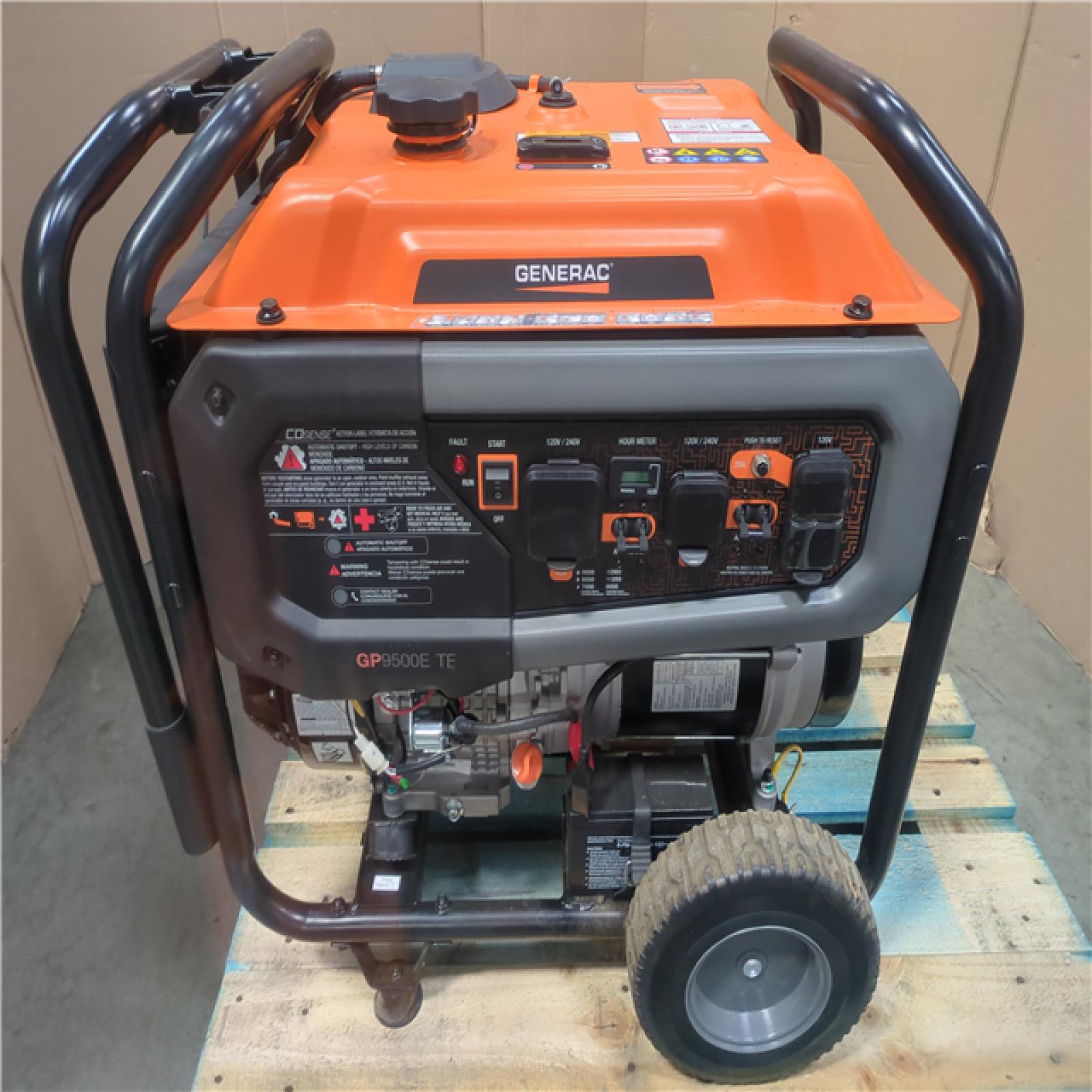 CALIFORNIA AS-IS GENERAC PORTABLE POWER GENERATOR