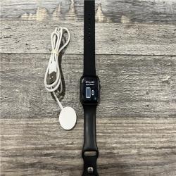 AS-IS  Apple Watch Series 4 40mm Space Gray Aluminum Case with Black Sport Band