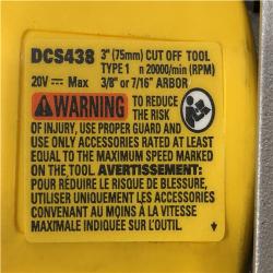 AS-IS DEWALT 20V XR Cordless 3 in. Cut-Off Tool (Tool Only)