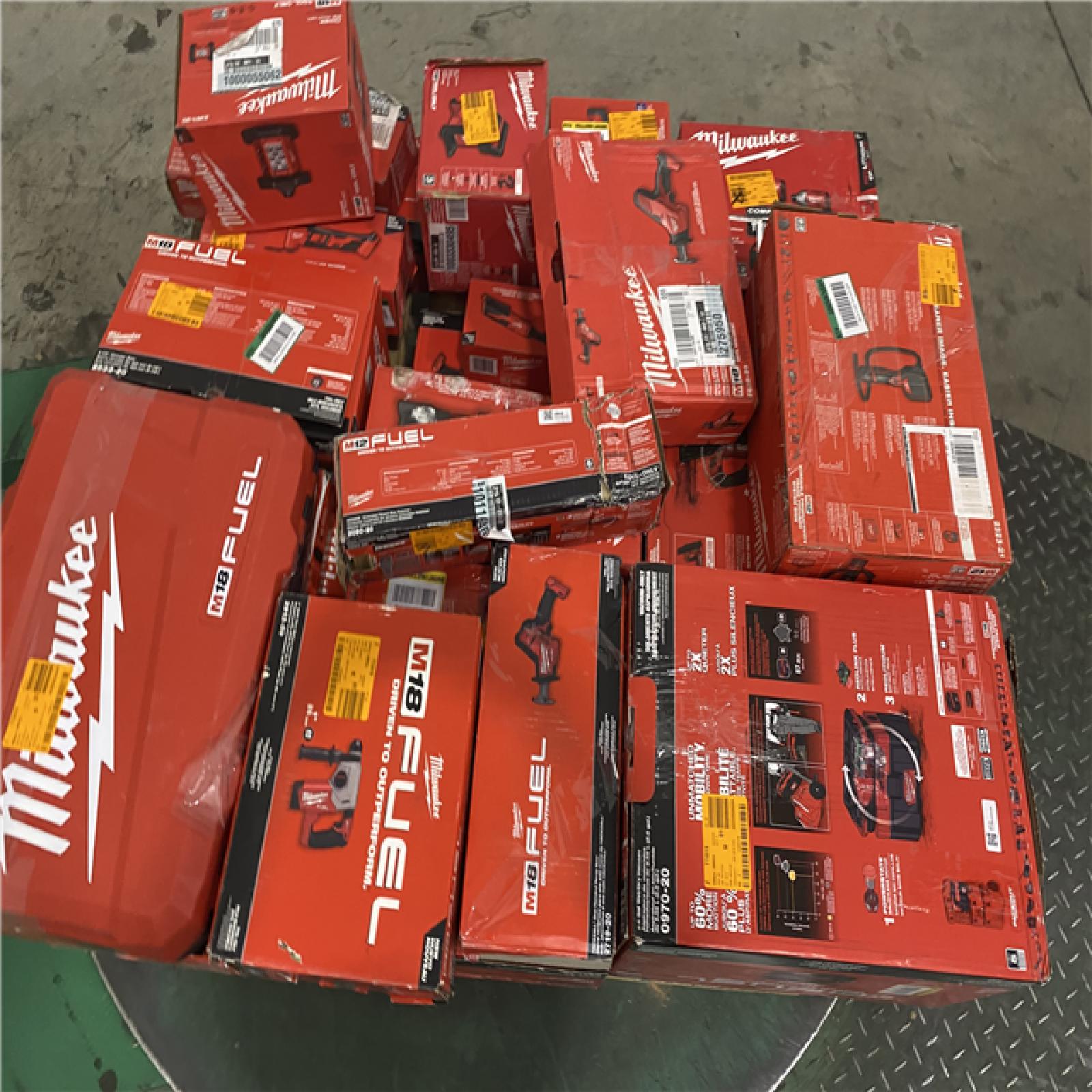 Dallas Location - As-Is MILWAUKEE Tool Pallet