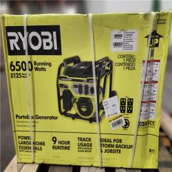 Dallas Location - NEW-  RYOBI 8125-Watt Gasoline Powered Portable Generator