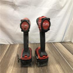 AS-IS Milwaukee FUEL 18V Lithium-Ion Brushless Cordless Hammer Drill and Impact Driver Combo Kit