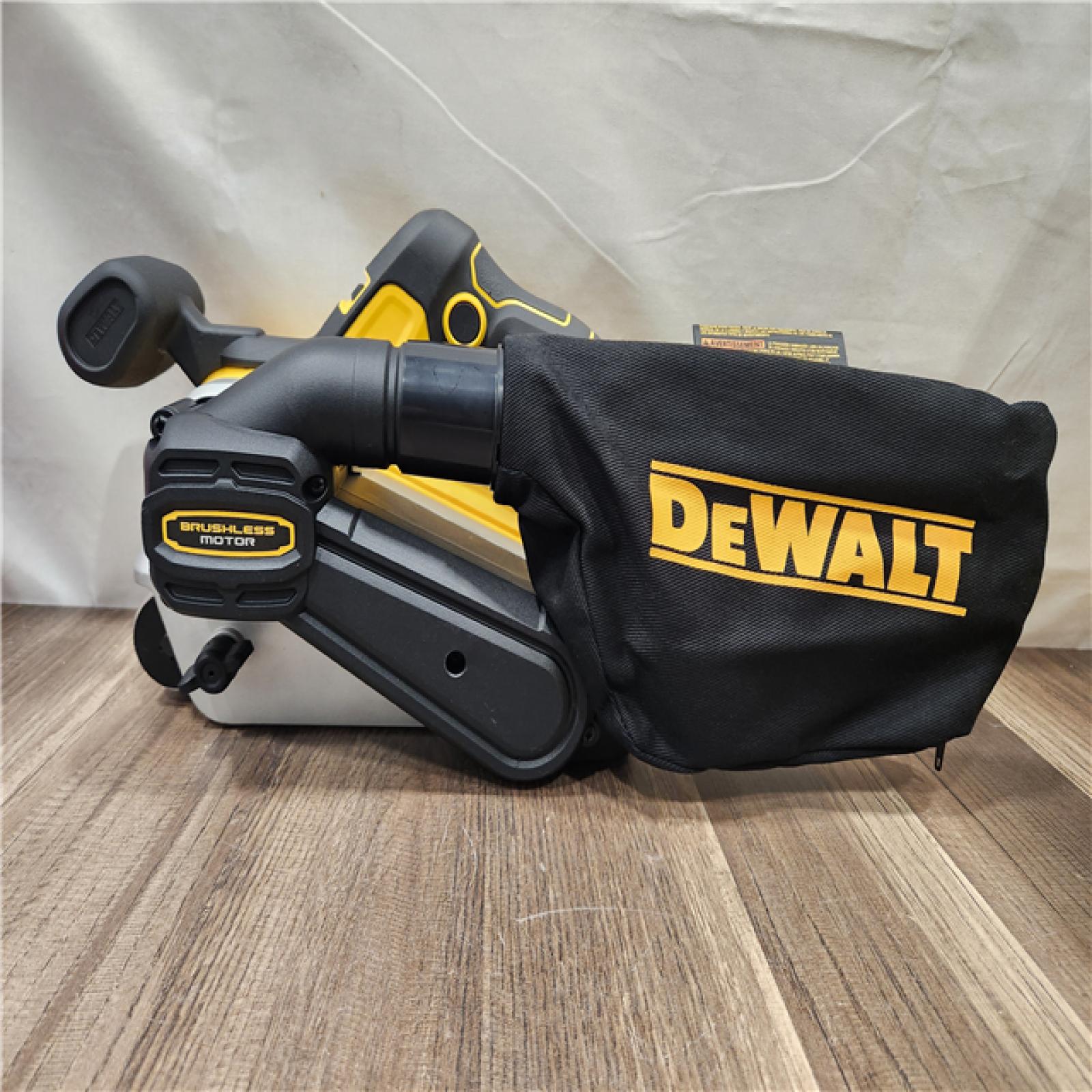 AS-IS- DEWALT 20V MAX* XR Brushless Cordless Belt Sander (Tool-Only)
