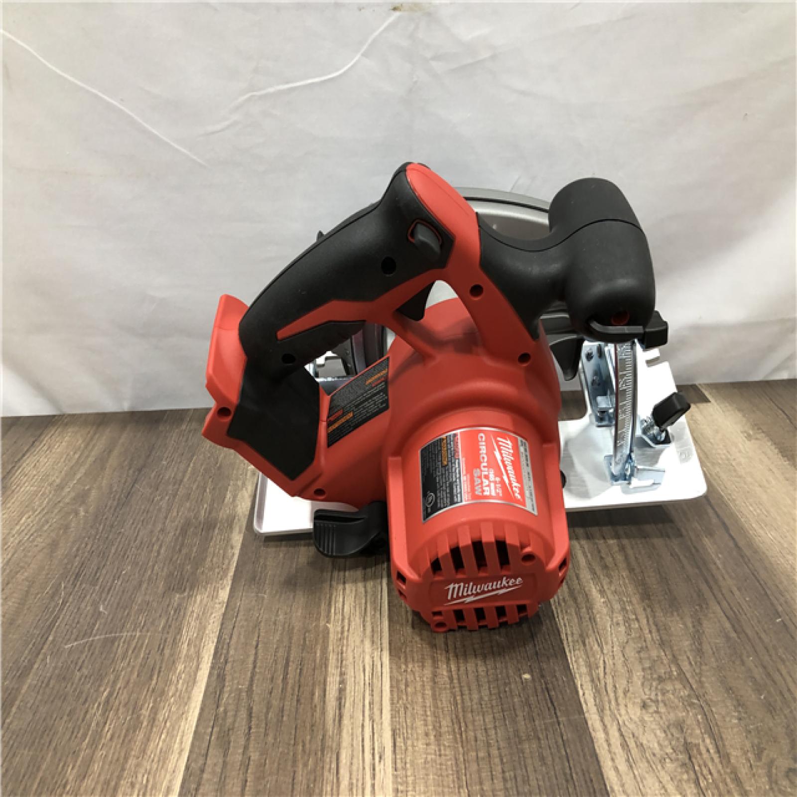 AS-IS Milwaukee  18V Lithium-Ion Cordless 6-1/2 in. Circular Saw (Tool-Only)