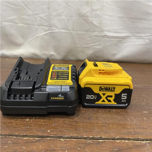 AS-IS DEWALT 20-Volt Maximum XR 5.0 Ah Battery Pack and Charger