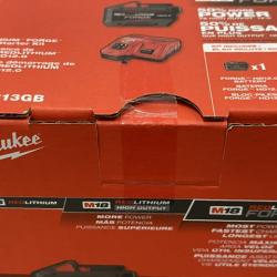 NEW - Milwaukee 18-Volt Lithium-Ion REDLITHIUM FORGE Starter Kit with 12. 0Ah Battery and Charger