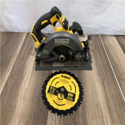 AS-IS DEWALT FLEXVOLT 60V MAX Cordless Brushless 7-1/4 in. Circular Saw with Brake (Tool Only)