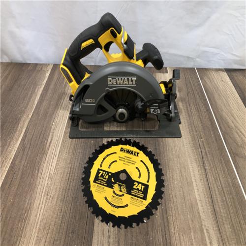 AS-IS DEWALT FLEXVOLT 60V MAX Cordless Brushless 7-1/4 in. Circular Saw with Brake (Tool Only)