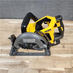 HOUSTON LOCATION - AS-IS DEWALT FLEXVOLT 60V MAX Cordless Brushless 7-1/4 in. Wormdrive Style Circular Saw (Tool Only)
