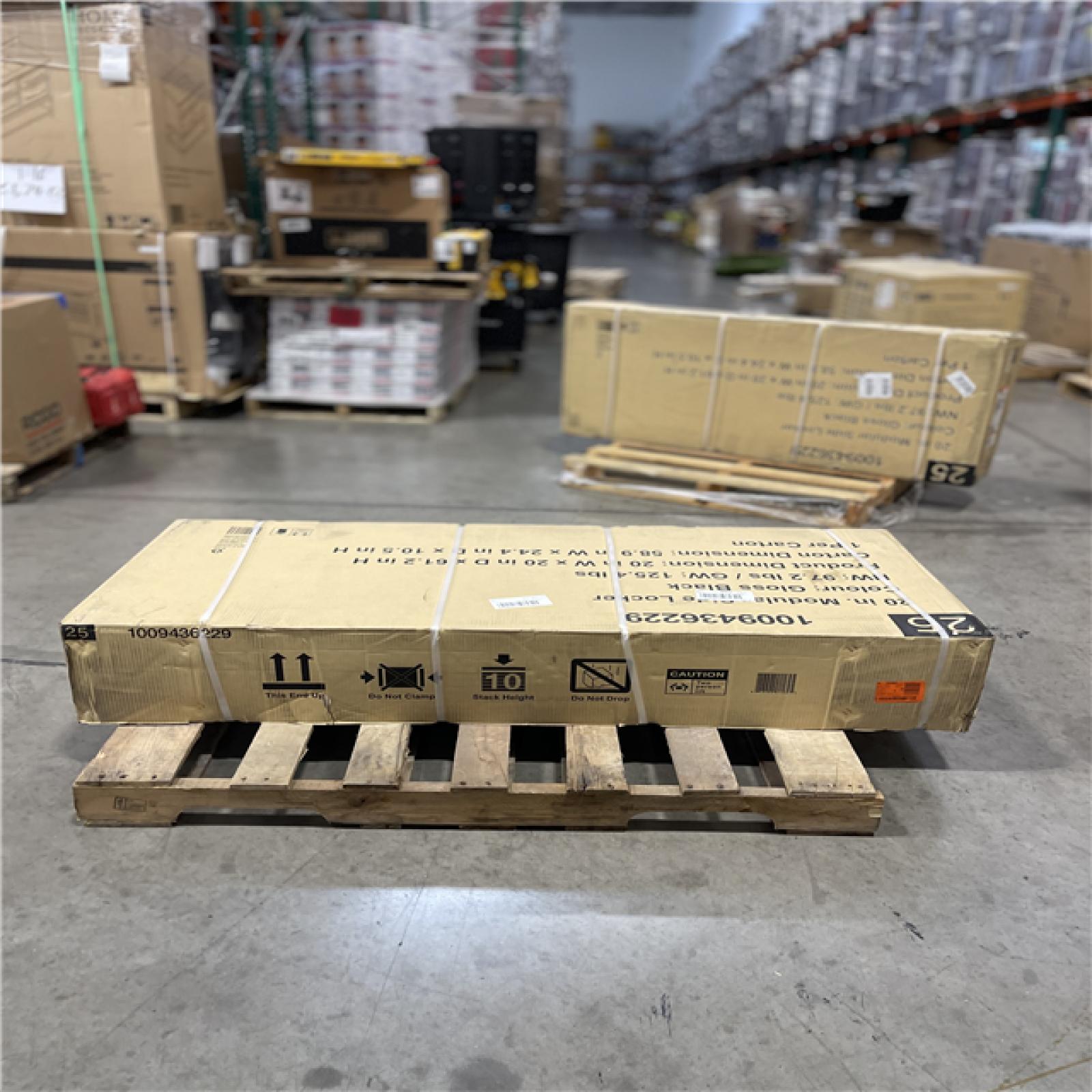 DALLAS LOCATION- NEW!- HUSKY MODULAR 3-SHELF BLACK SIDE TOOL CHEST