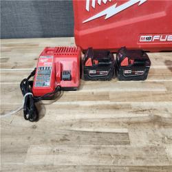 HOUSTON LOCATION - AS-IS Milwaukee FUEL 18V Lithium-Ion Brushless Cordless Hammer Drill and Impact Driver Combo Kit