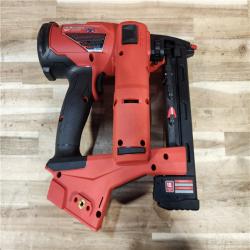 HOUSTON LOCATION - AS-IS (APPEARS LIKE NEW) Milwaukee FUEL 18-Volt Lithium-Ion Brushless Cordless 18-Gauge 1/4 in. Narrow Crown Stapler (Tool-Only)