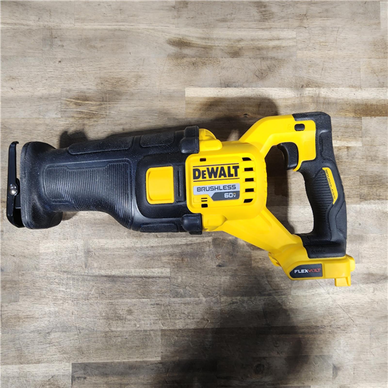 HOUSTON LOCATION - AS-IS DeWalt DCS389B FLEXVOLT 60V MAX Cordless Brushless Reciprocating Saw (Tool-Only)