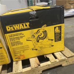 Dallas Location - As-Is DEWALT 15 Amp Corded 12 in. Double Bevel Sliding Compound Miter Saw