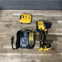 Houston Location AS-IS DEWALT Atomic 20V Lithium-Ion Cordless Compact 1/2 in. Drill/Driver Kit