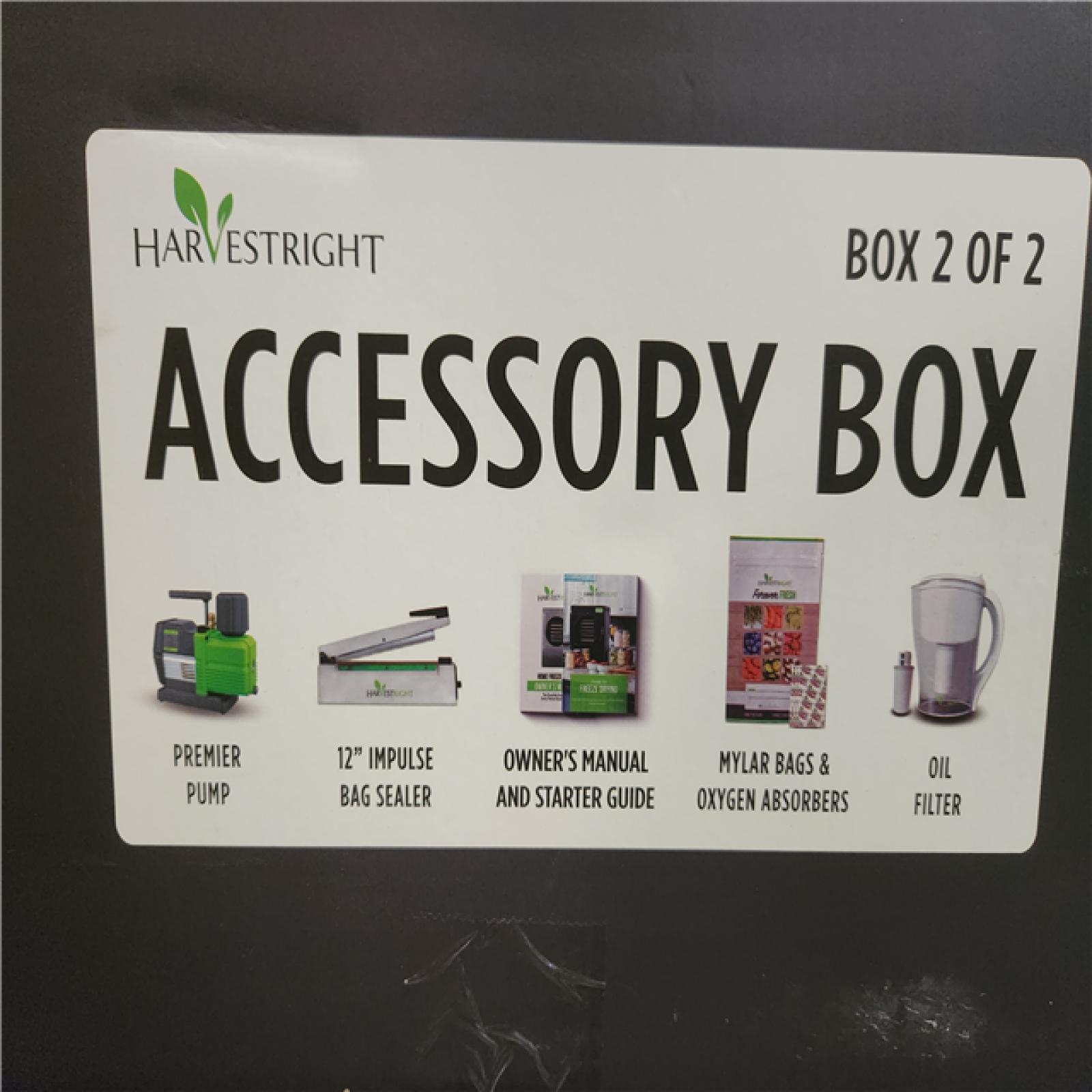 Phoenix NEW Harvest Right 4-Tray High Capacity Black Aluminum Home Pro Freeze Dryer with Mylar Starter Kit (SEALED)