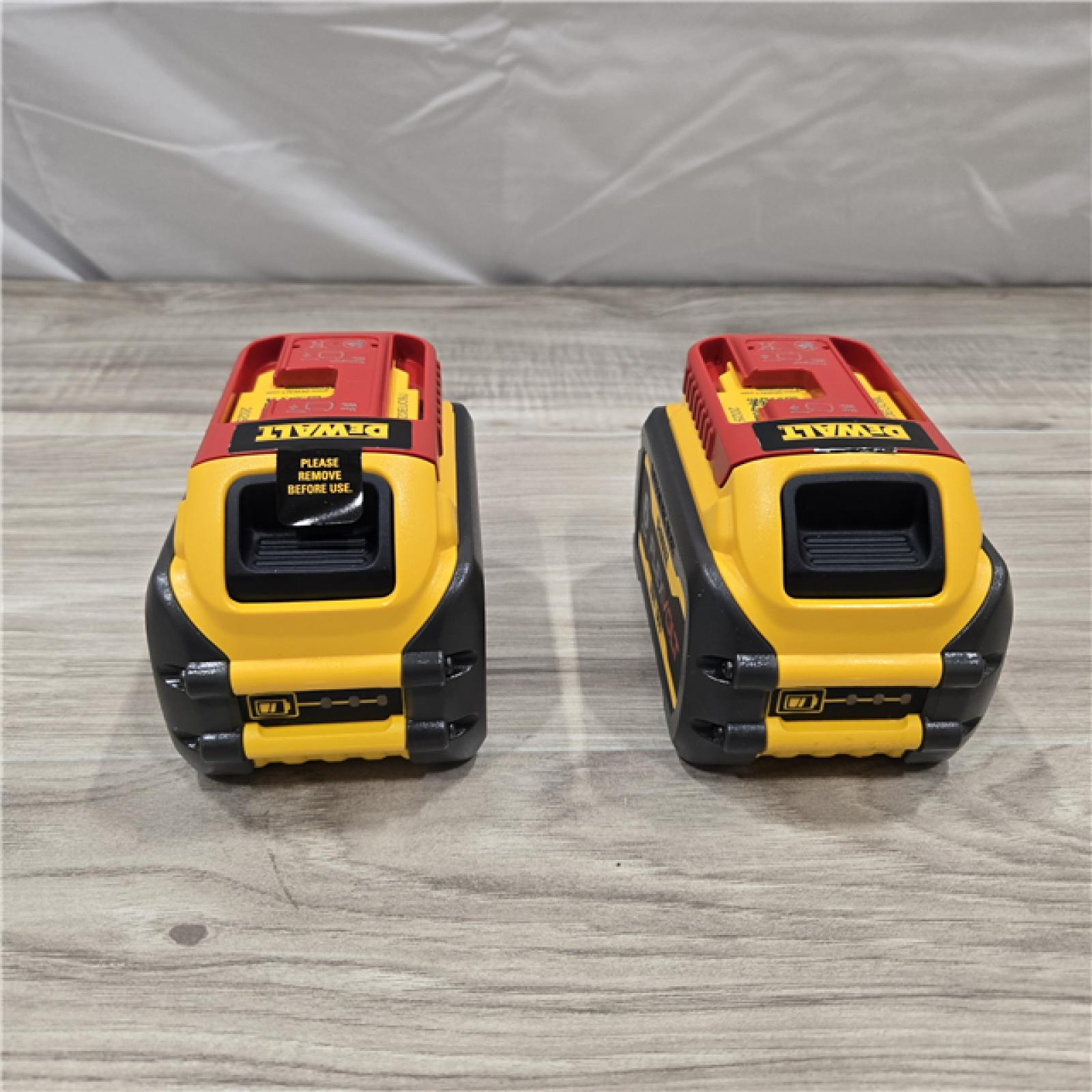 AS-IS DEWALT FLEXVOLT 20-Volt/60-Volt MAX Lithium-Ion 6.0Ah Battery Pack (2-Pack)